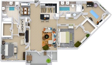 London with Study 3304 floor plan